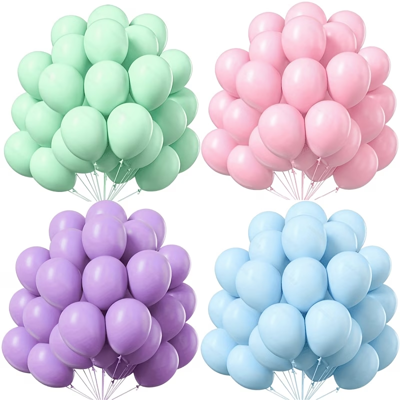 Lot de ballons latex pastel
